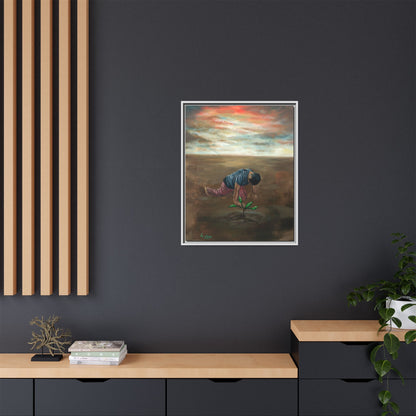 Framed Matte Canvas Print - L’espoir (Hope)