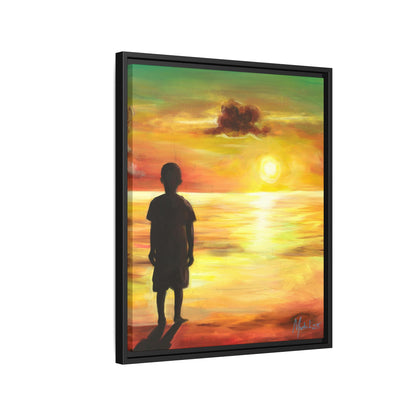 Framed Matte Canvas Print - Espoir (Hope)
