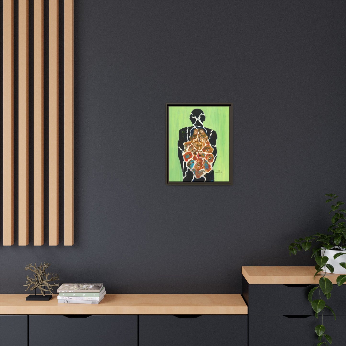 Framed Matte Canvas Print - The Fragment