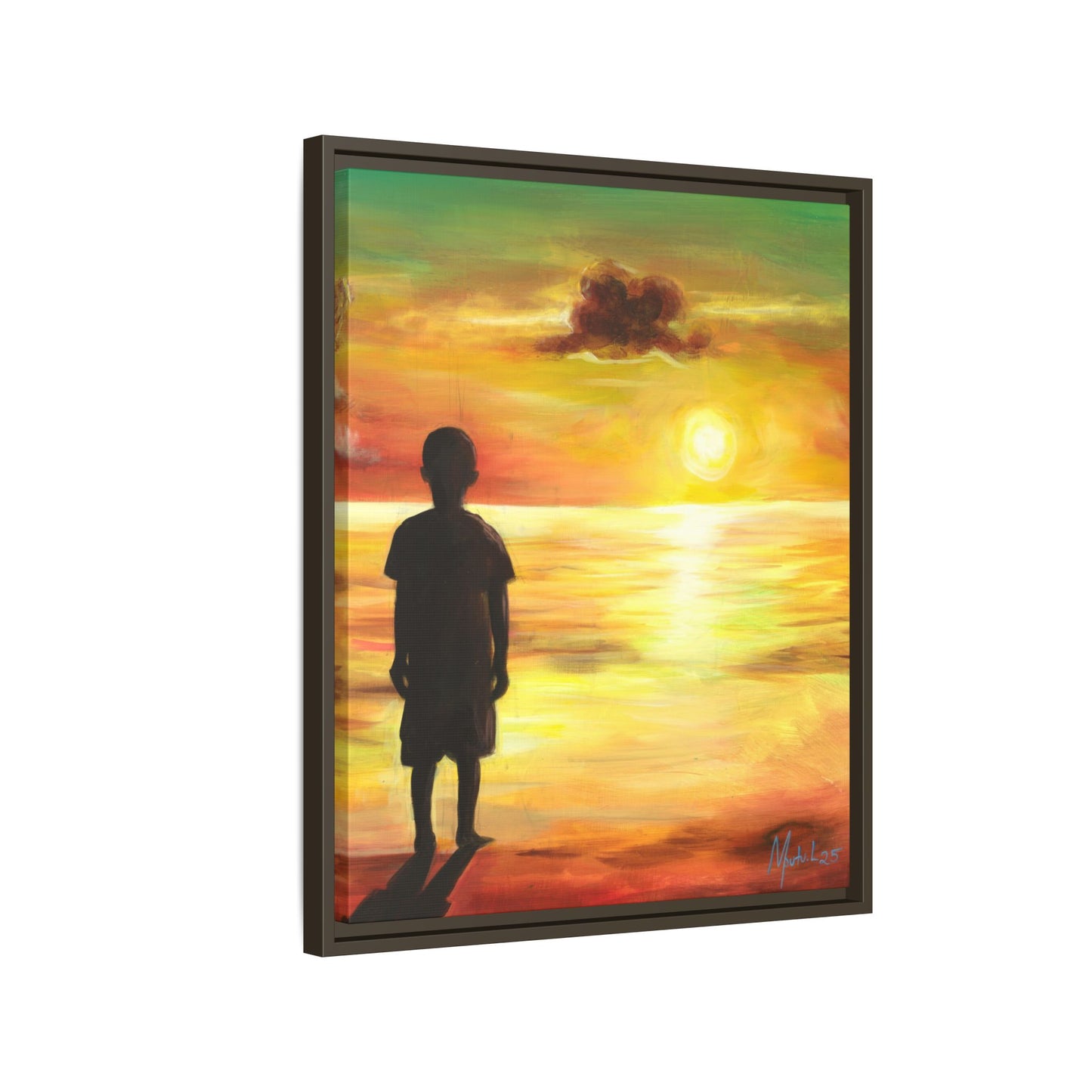 Framed Matte Canvas Print - Espoir (Hope)