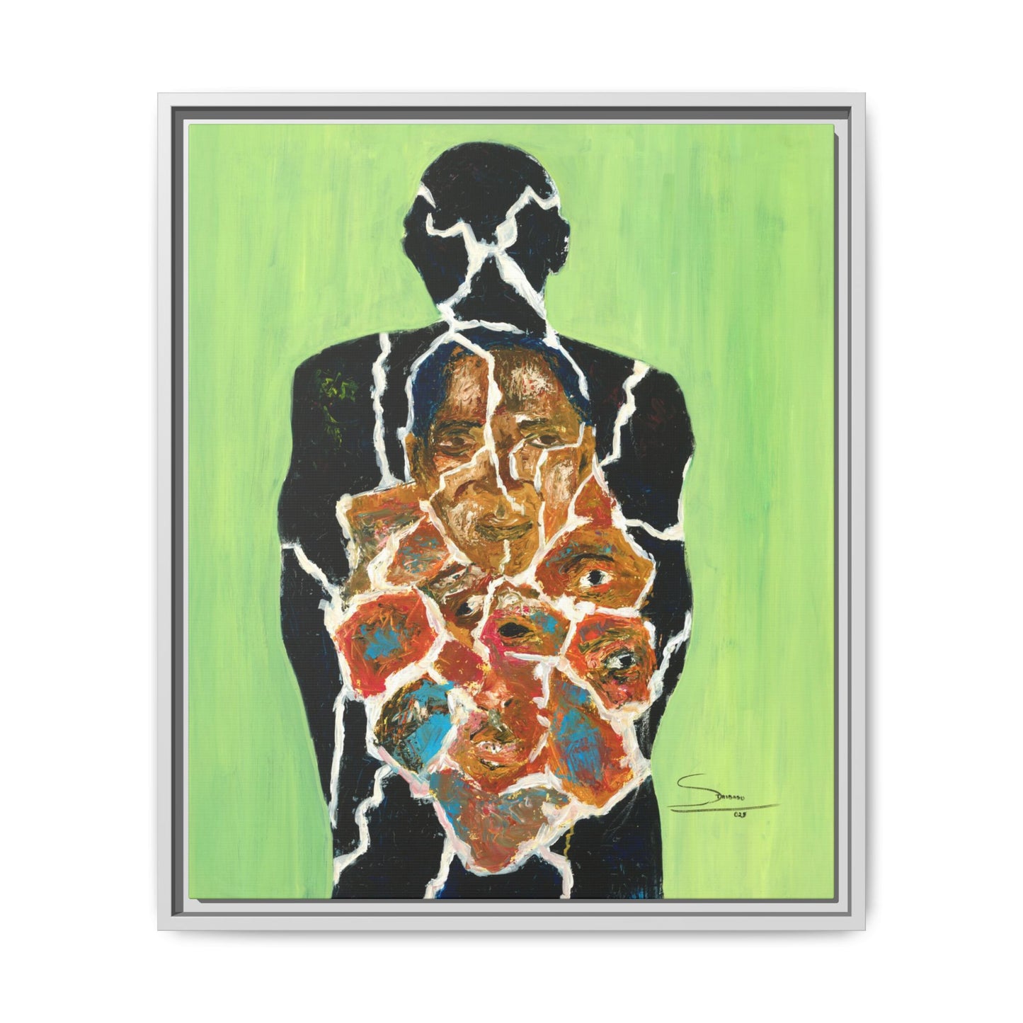 Framed Matte Canvas Print - The Fragment