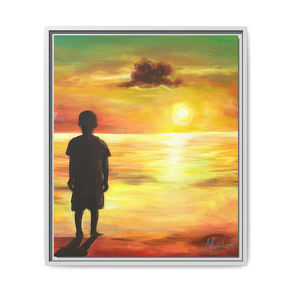 Framed Matte Canvas Print - Espoir (Hope)