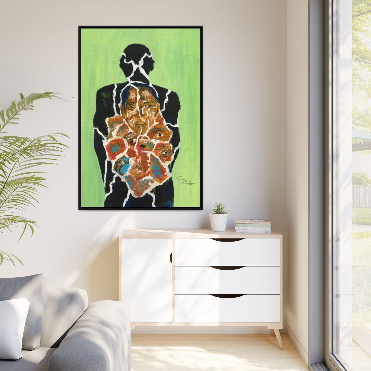Framed Matte Canvas Print - The Fragment