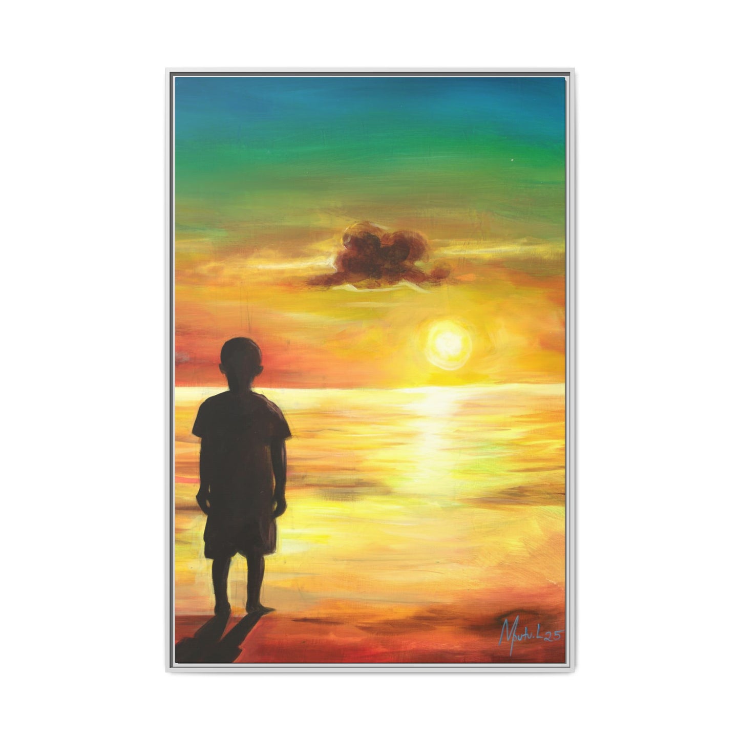 Framed Matte Canvas Print - Espoir (Hope)