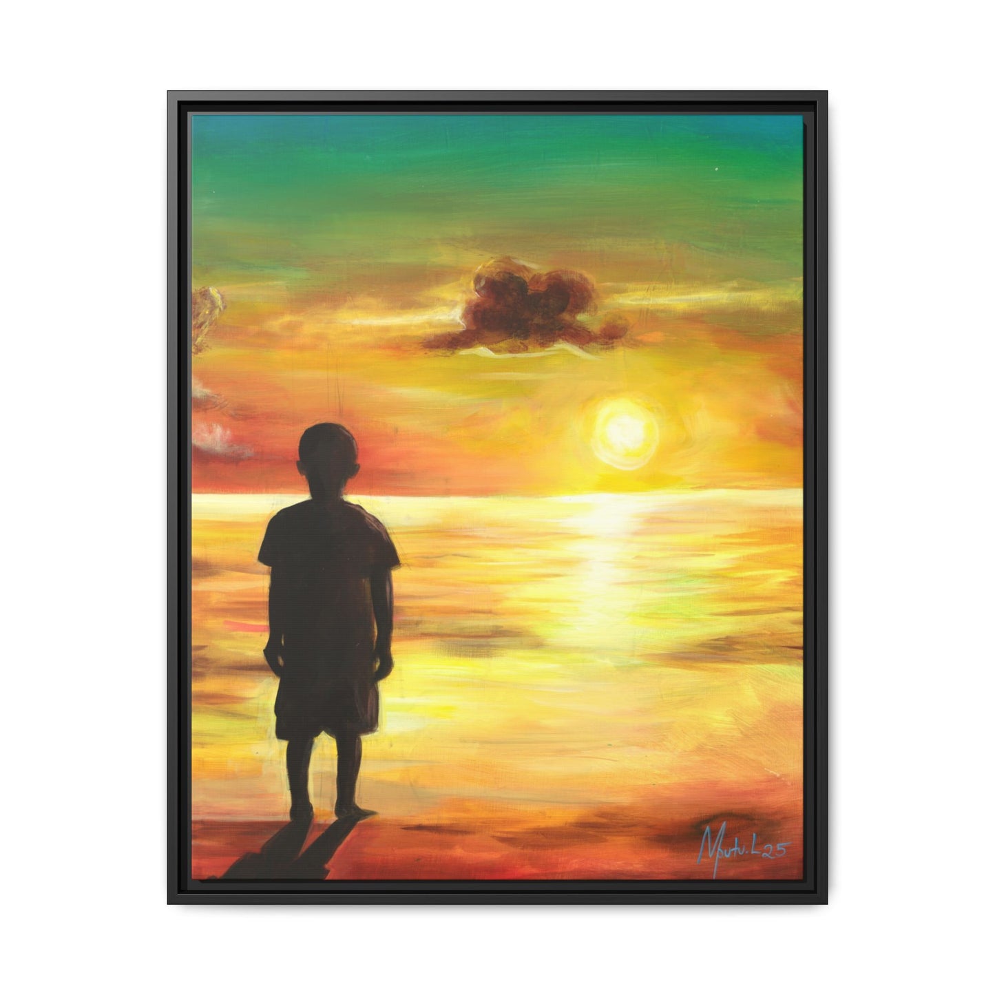Framed Matte Canvas Print - Espoir (Hope)