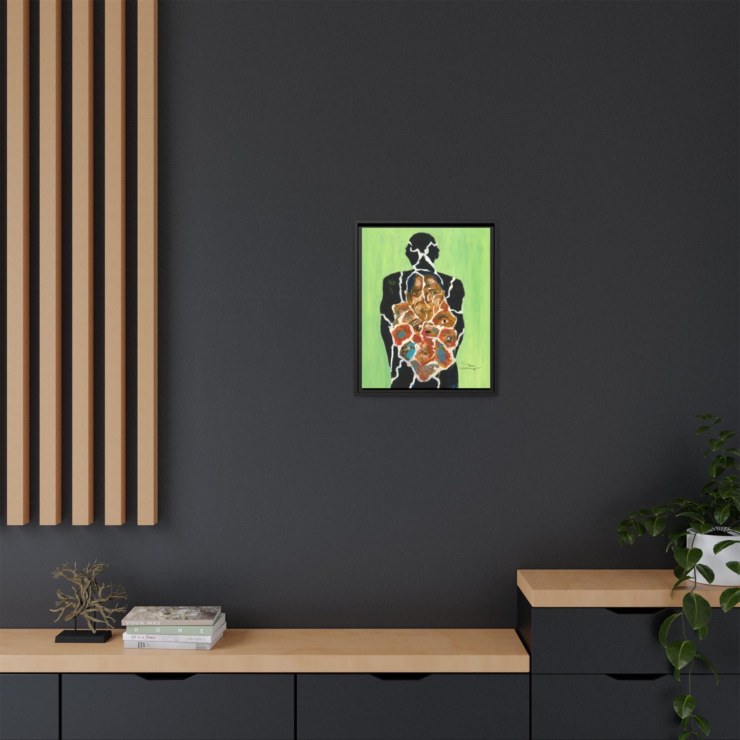Framed Matte Canvas Print - The Fragment