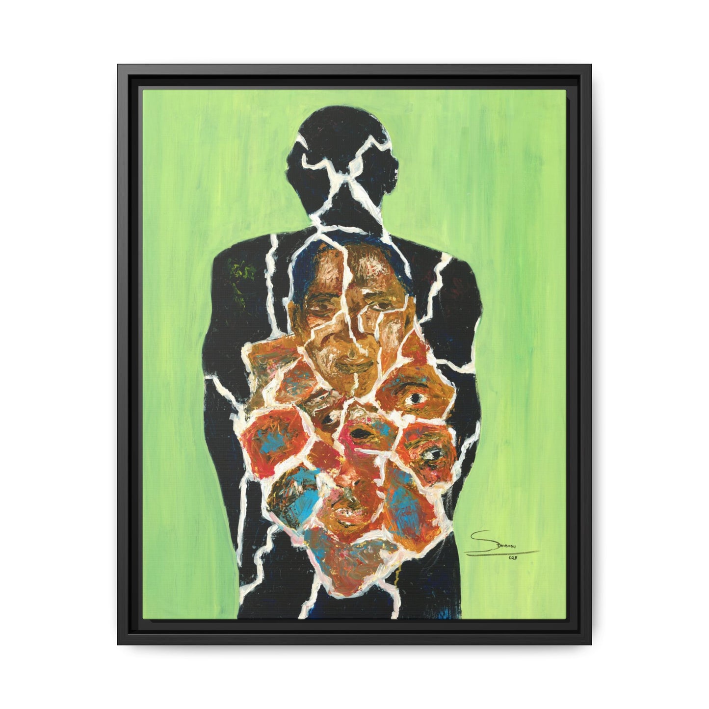 Framed Matte Canvas Print - The Fragment