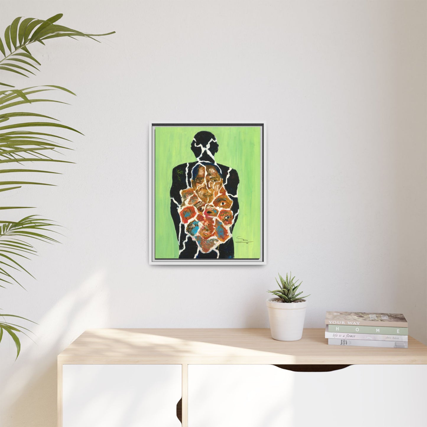 Framed Matte Canvas Print - The Fragment