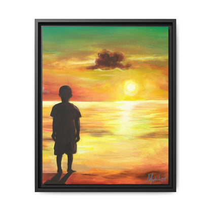 Framed Matte Canvas Print - Espoir (Hope)