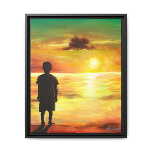 Framed Matte Canvas Print - Espoir (Hope)