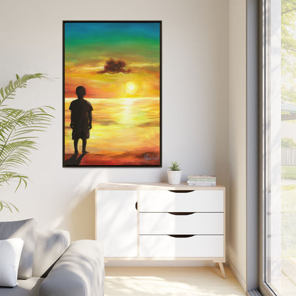 Framed Matte Canvas Print - Espoir (Hope)