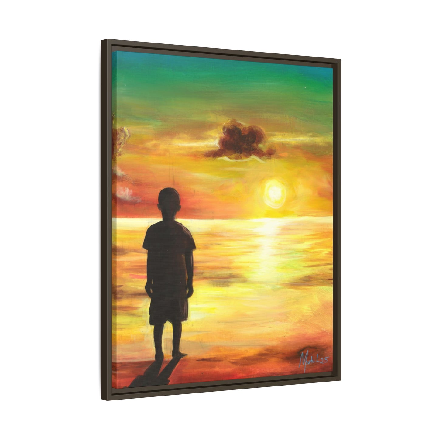 Framed Matte Canvas Print - Espoir (Hope)