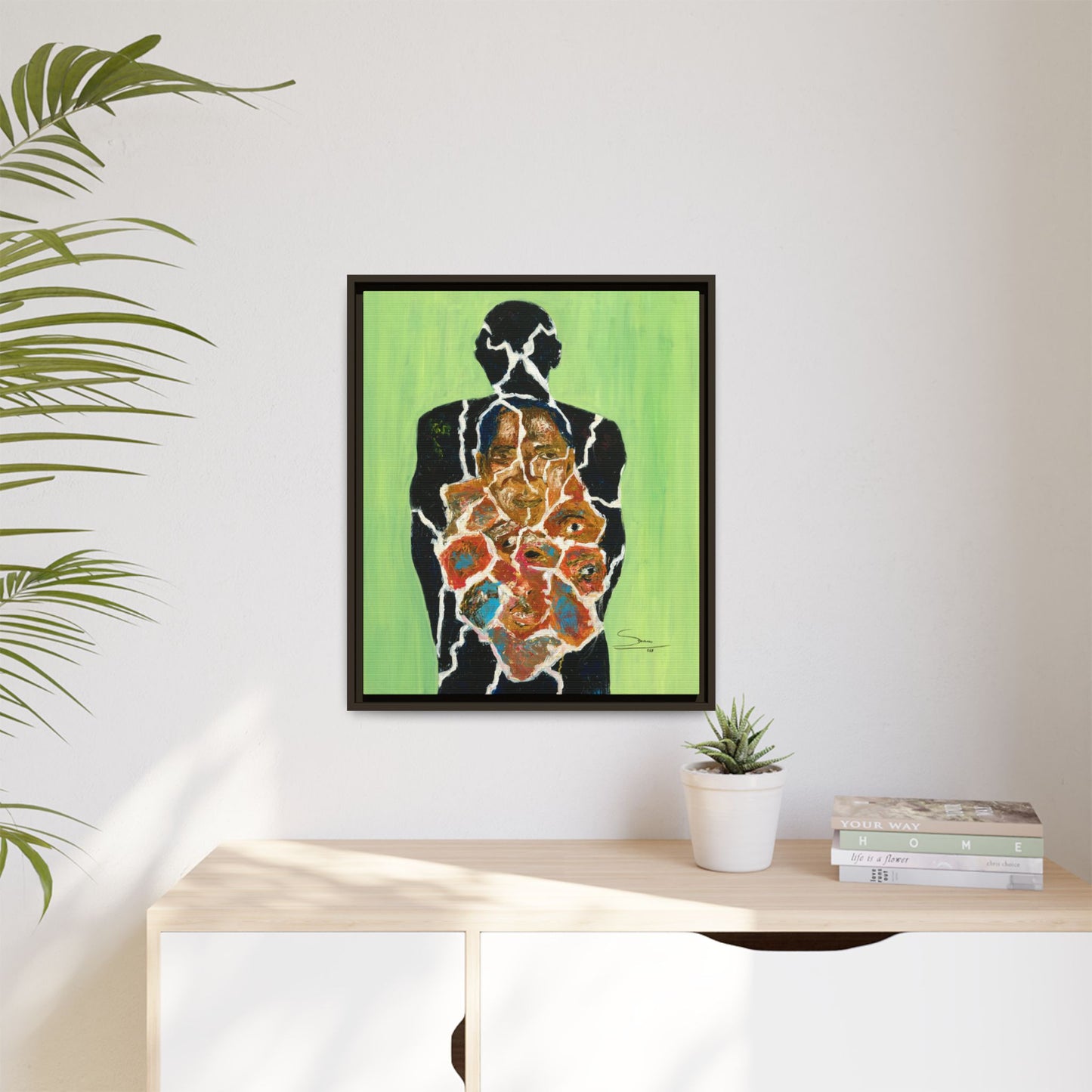 Framed Matte Canvas Print - The Fragment