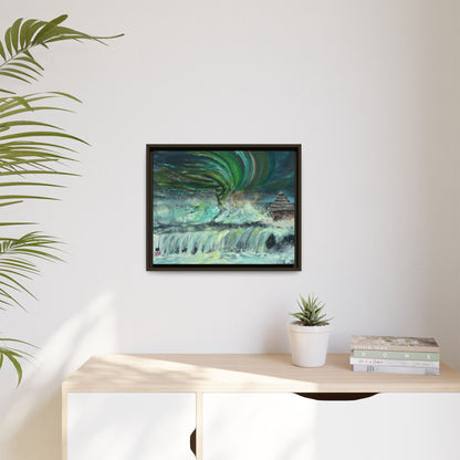 Framed Matte Canvas Print - Au Dela De Notre Souffrance (Beyond our Suffering)