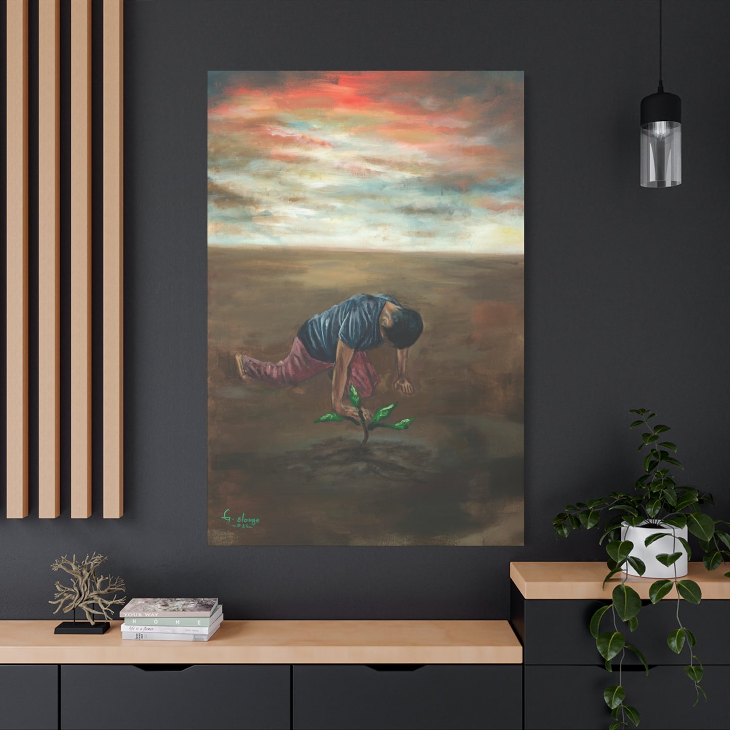 Canvas Art Print - L’espoir (Hope)
