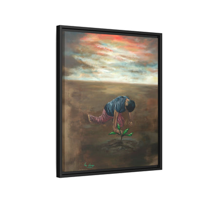 Framed Matte Canvas Print - L’espoir (Hope)