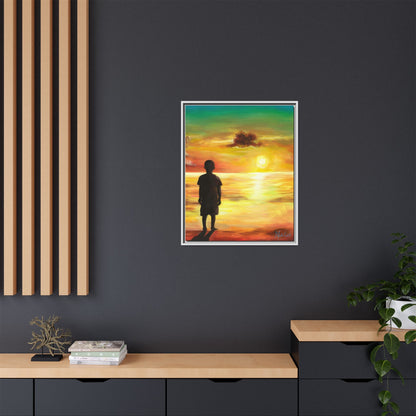 Framed Matte Canvas Print - Espoir (Hope)
