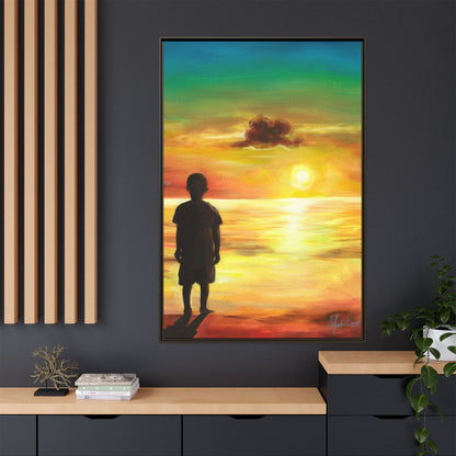 Framed Matte Canvas Print - Espoir (Hope)