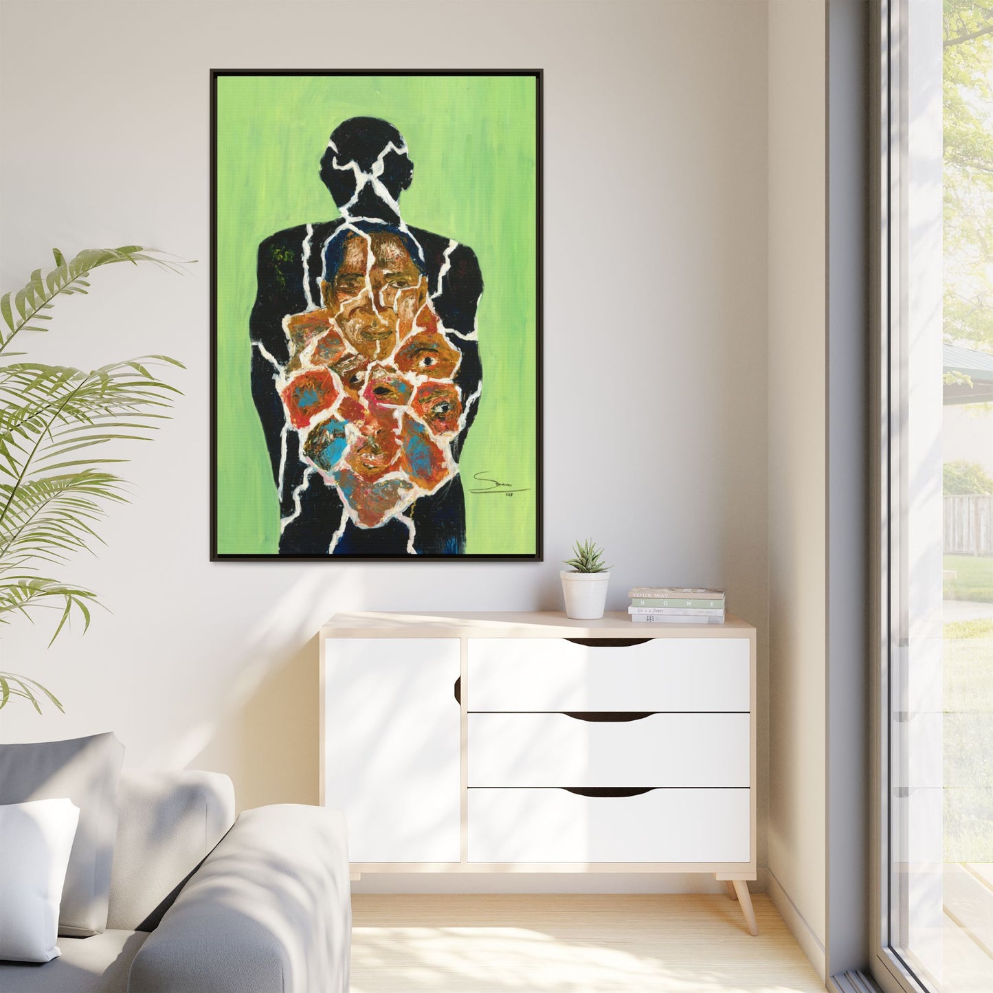 Framed Matte Canvas Print - The Fragment