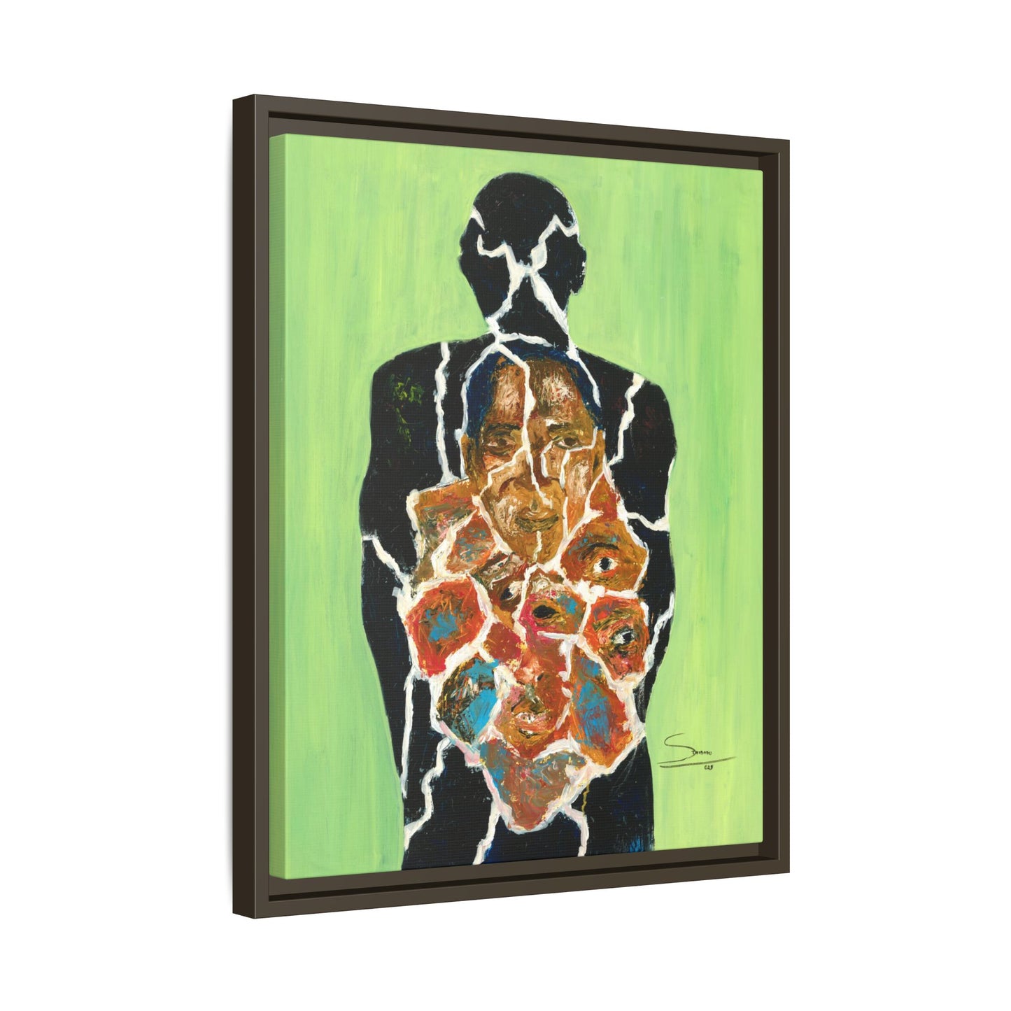 Framed Matte Canvas Print - The Fragment