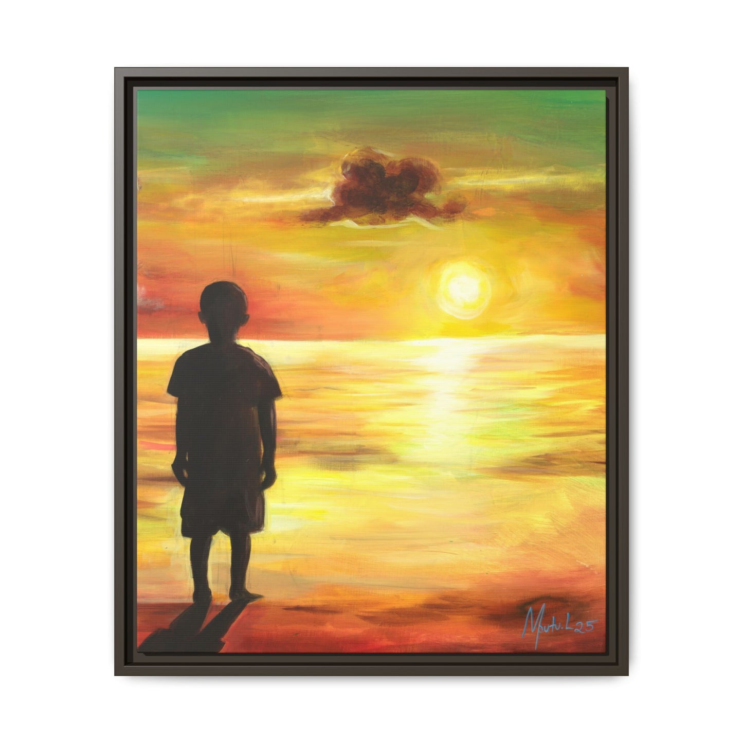 Framed Matte Canvas Print - Espoir (Hope)
