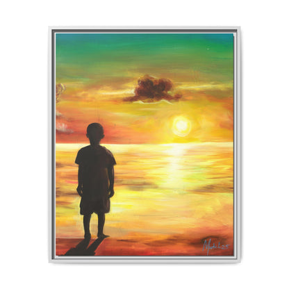 Framed Matte Canvas Print - Espoir (Hope)