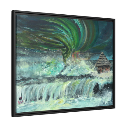 Framed Matte Canvas Print - Au Dela De Notre Souffrance (Beyond our Suffering)