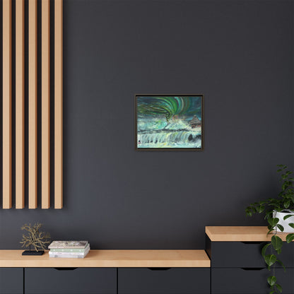 Framed Matte Canvas Print - Au Dela De Notre Souffrance (Beyond our Suffering)