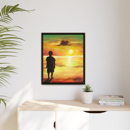 Framed Matte Canvas Print - Espoir (Hope)
