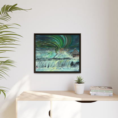 Framed Matte Canvas Print - Au Dela De Notre Souffrance (Beyond our Suffering)