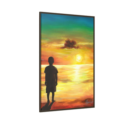 Framed Matte Canvas Print - Espoir (Hope)