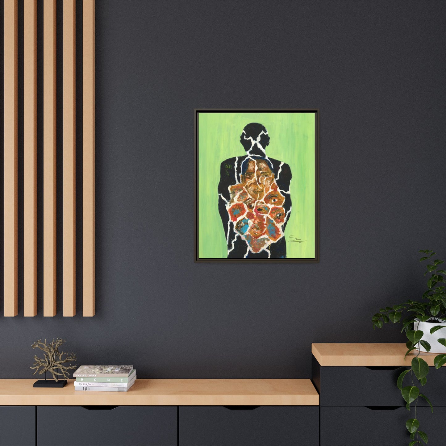 Framed Matte Canvas Print - The Fragment