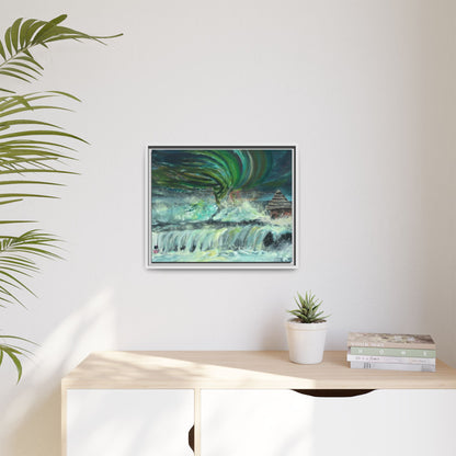 Framed Matte Canvas Print - Au Dela De Notre Souffrance (Beyond our Suffering)