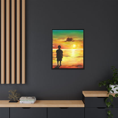 Framed Matte Canvas Print - Espoir (Hope)