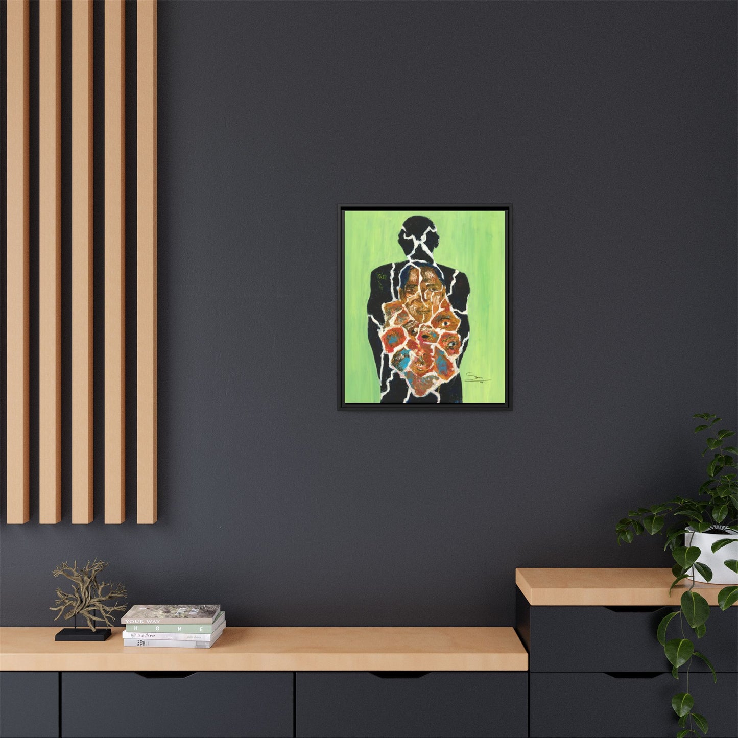 Framed Matte Canvas Print - The Fragment