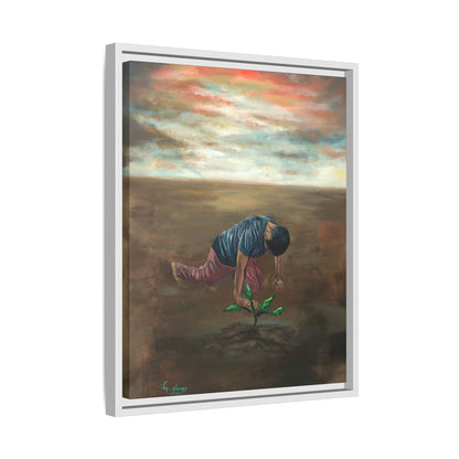 Framed Matte Canvas Print - L’espoir (Hope)