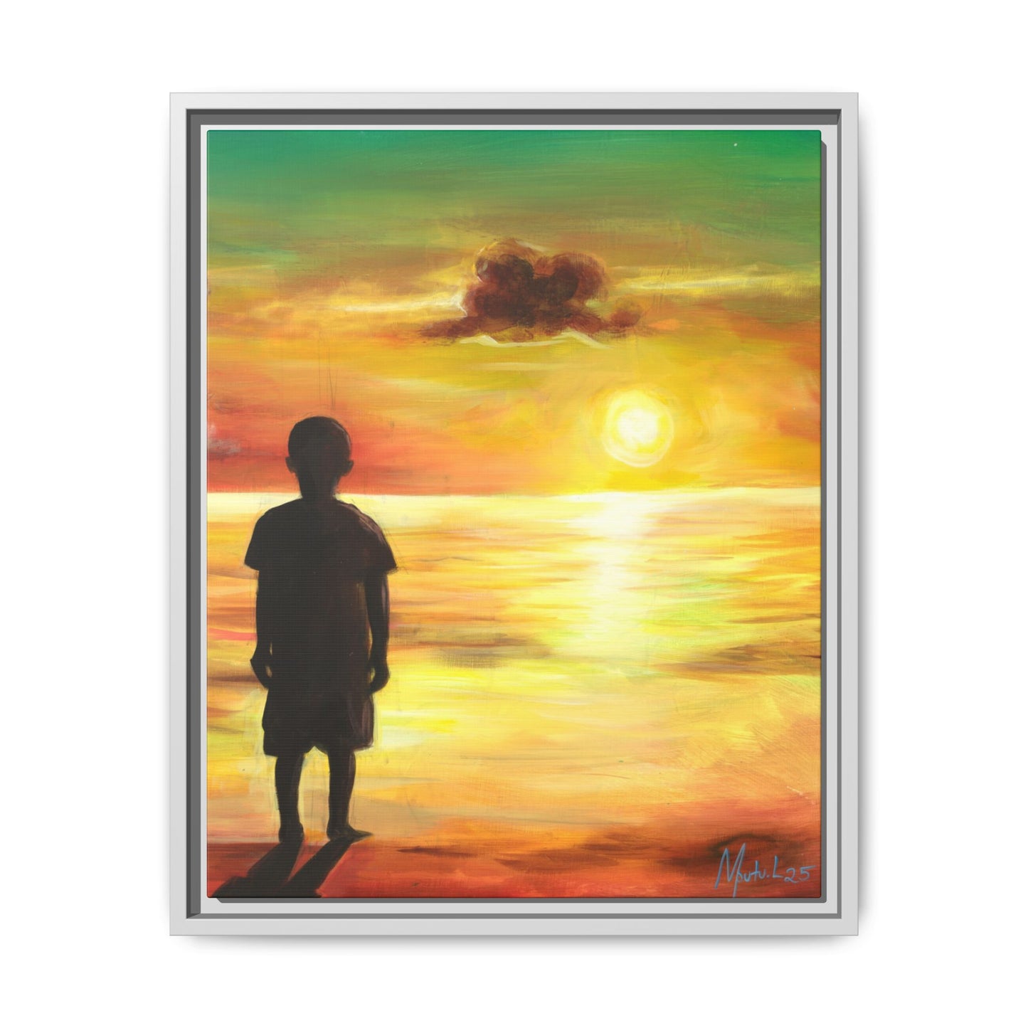 Framed Matte Canvas Print - Espoir (Hope)