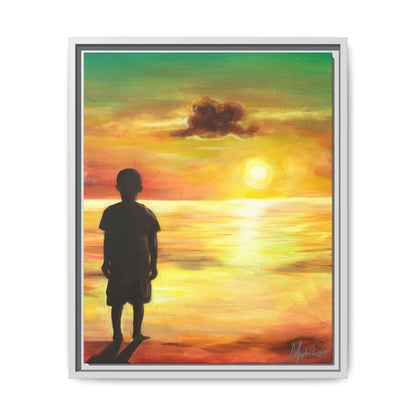 Framed Matte Canvas Print - Espoir (Hope)