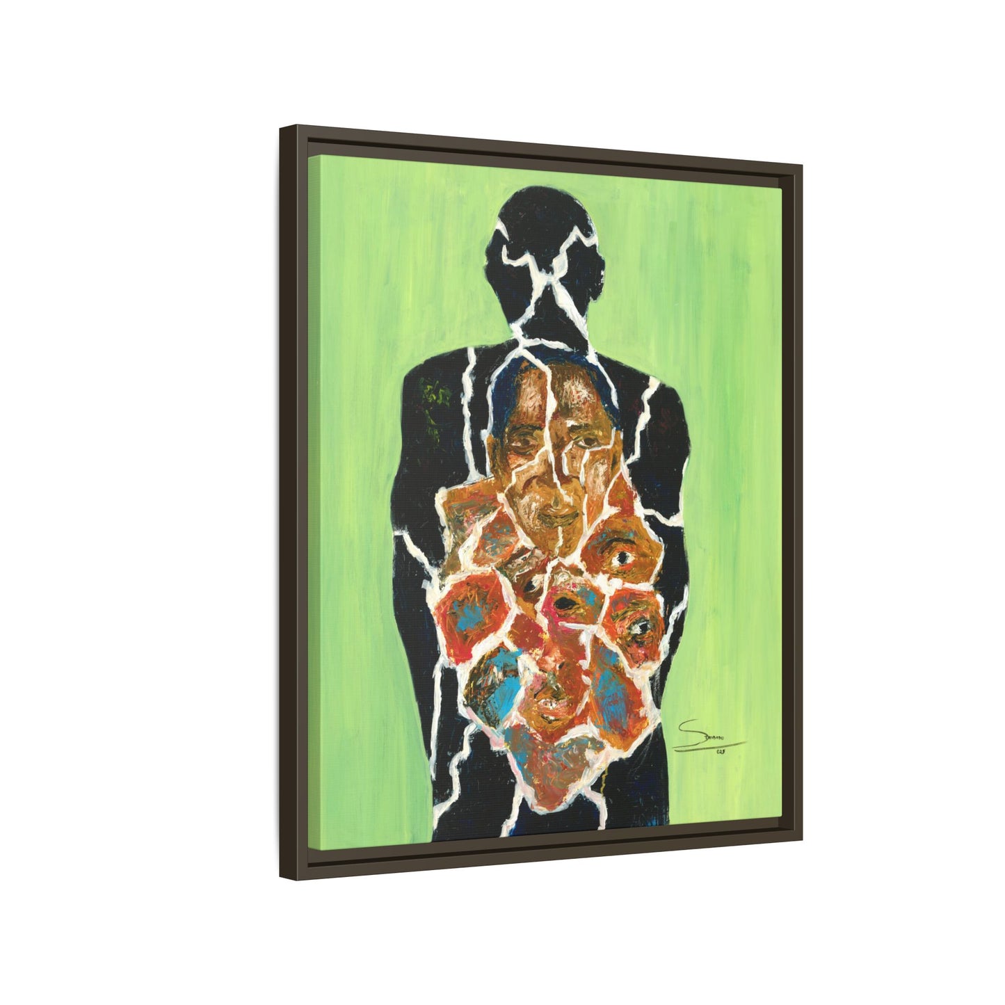 Framed Matte Canvas Print - The Fragment