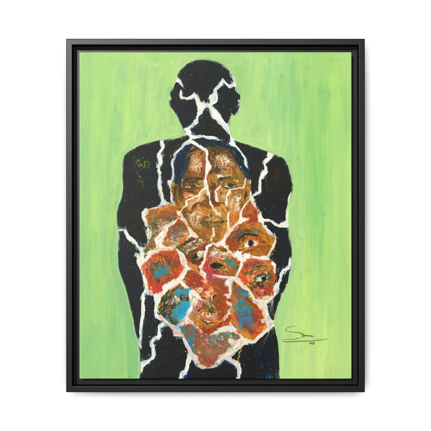 Framed Matte Canvas Print - The Fragment